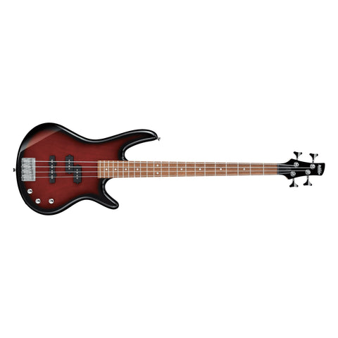 Ibanez SR Jumpstar Electric Bass Pack with Gig Bag, 10 Watt Amp & Accessories-Walnut Sunburst-Music World Academy