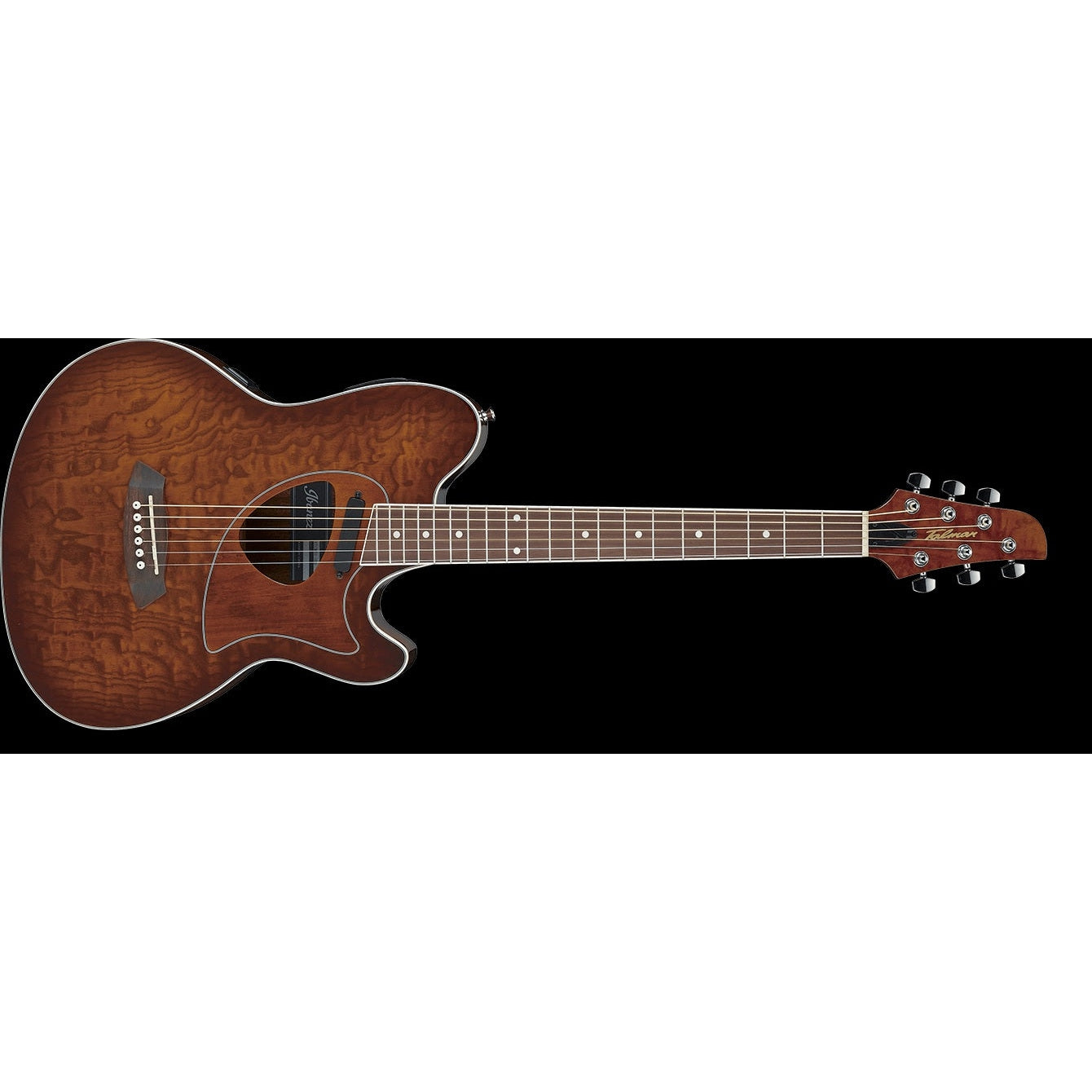 Ibanez TCM50-VBS Talman Acoustic/Electric Guitar-Vintage Brown Sunburst-Music World Academy