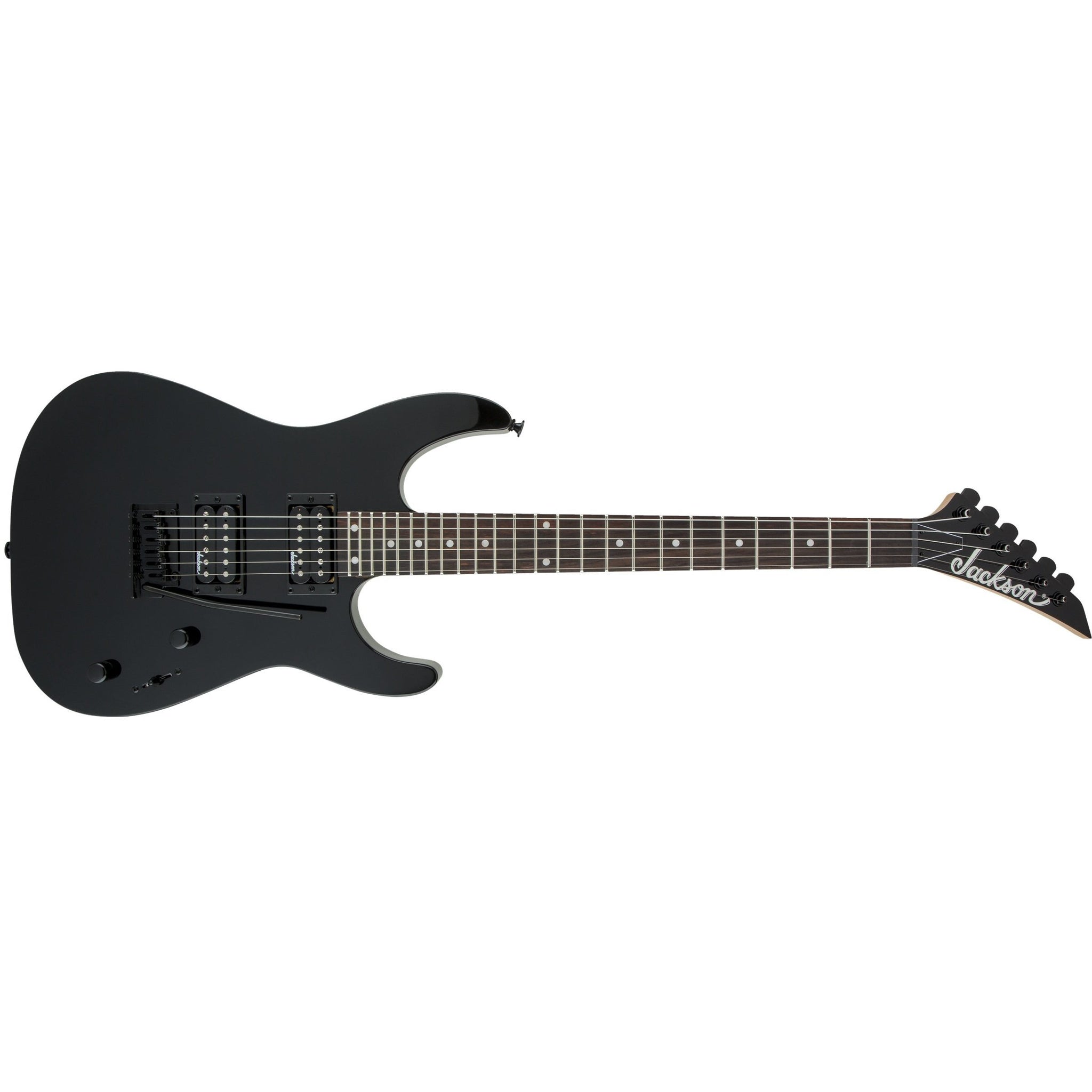 Jackson JS Series JS12 Dinky ELectric Guitar-Gloss Black-Music World Academy