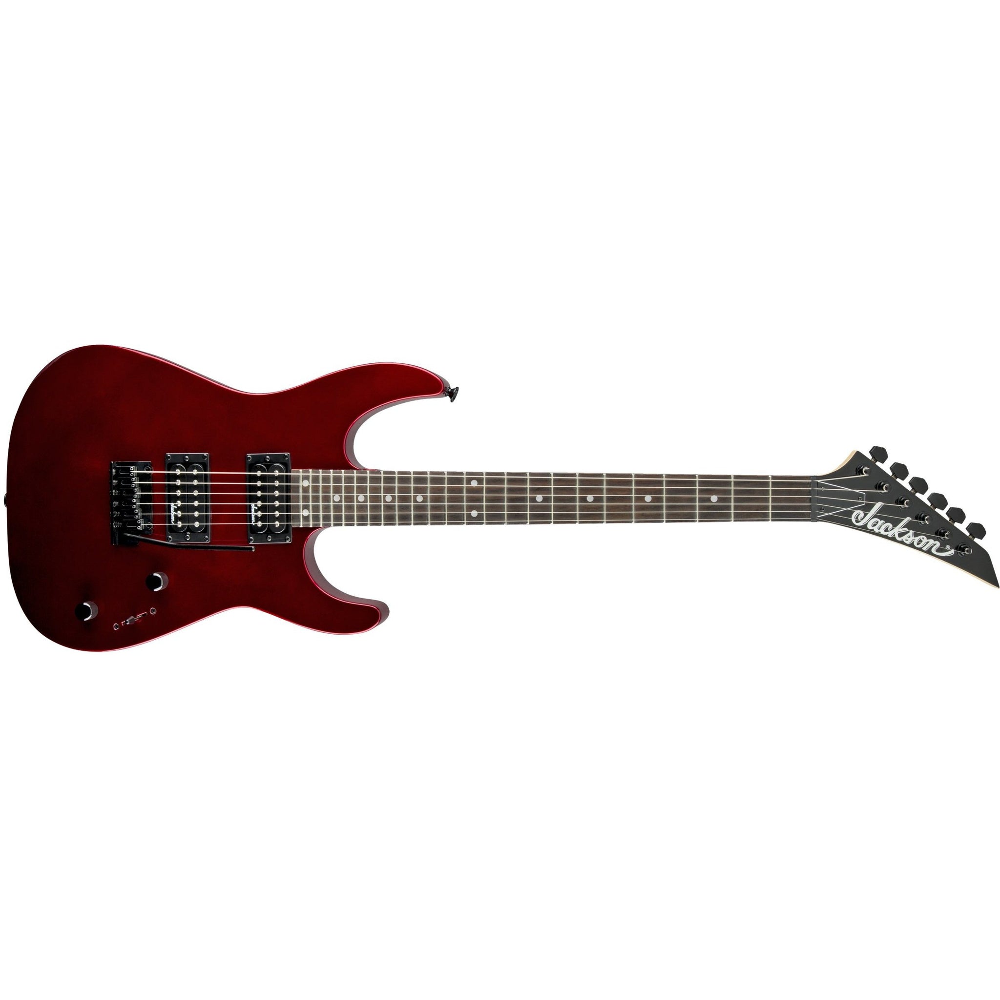 Jackson JS Series JS12 Dinky Electric Guitar-Metallic Red-Music World Academy