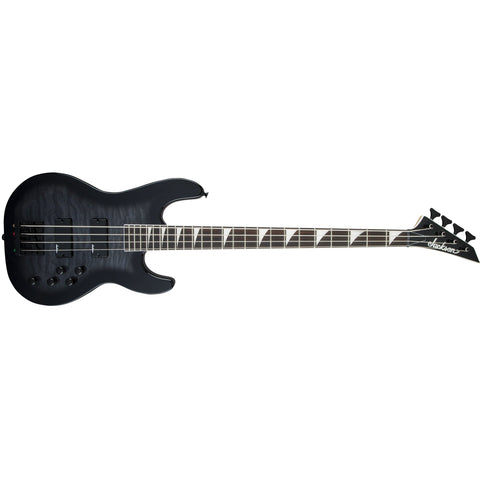 Jackson JS Series JS3Q CB Concert Bass Guitar-Transparent Black Burst-Music World Academy