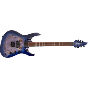 Jackson Pro Series Signature Chris Broderick Soloist HT6P Electric Guitar-Transparent Blue-Music World Academy