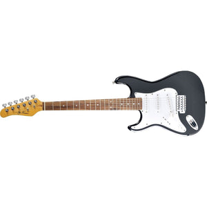 Jay Turser JT-30-LH-BK 3/4 Size Left-Handed Electric Guitar-Black-Music World Academy