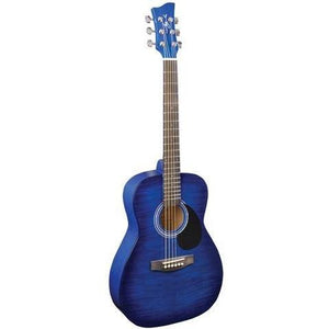 Jay Turser JTA43-BLSB 3/4 Size Acoustic Guitar-Blue Sunburst-Music World Academy