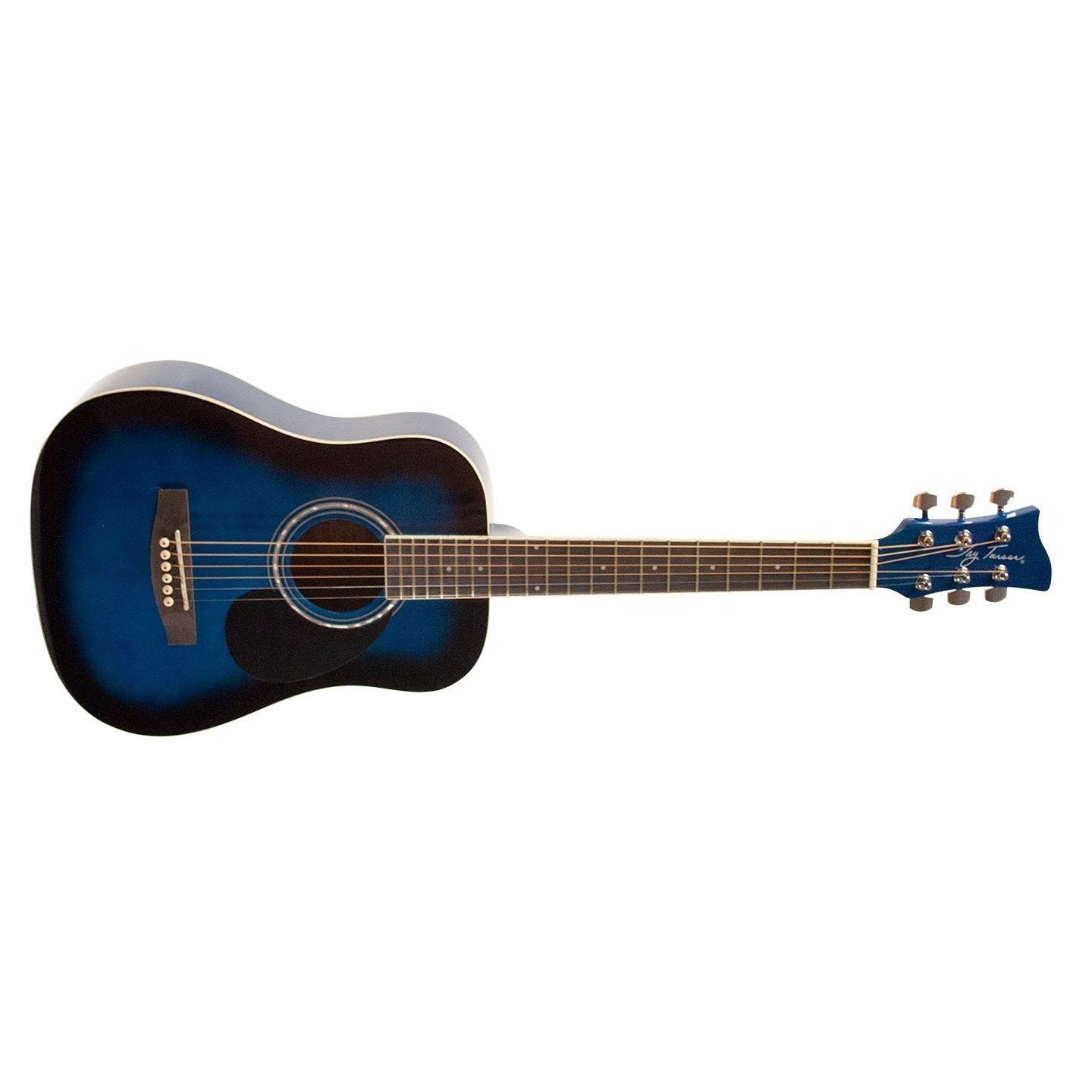 Jay Turser JTA502-BLSB 1/2 Size Acoustic Guitar-Blue Burst-Music World Academy