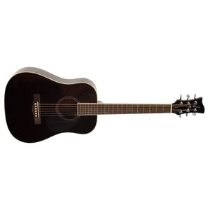 Jay Turser JTA523-BK 3/4 Size Acoustic Guitar-Black-Music World Academy