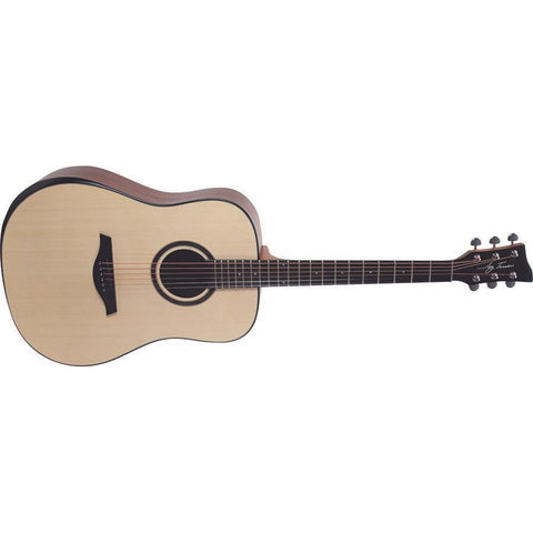 Jay Turser JTA54B-OPN Dreadnought Acoustic Guitar-Open Pore Natural-Music World Academy