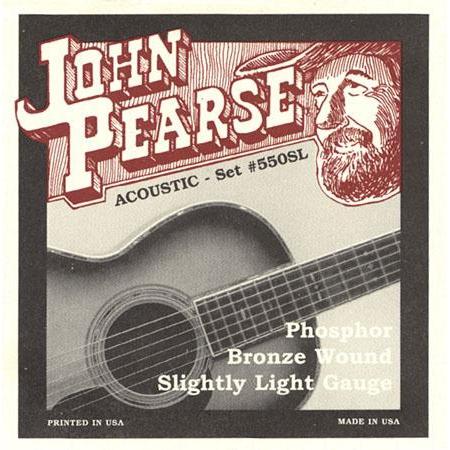 John Pearse 550SL Phosphor Bronze Acoustic Guitar Strings Slightly Light 11-50-Music World Academy