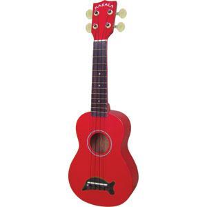 Kala MK-SD-CAR Dolphin Soprano Ukulele-Candy Apple Red with Gig Bag (Discontinued)-Music World Academy