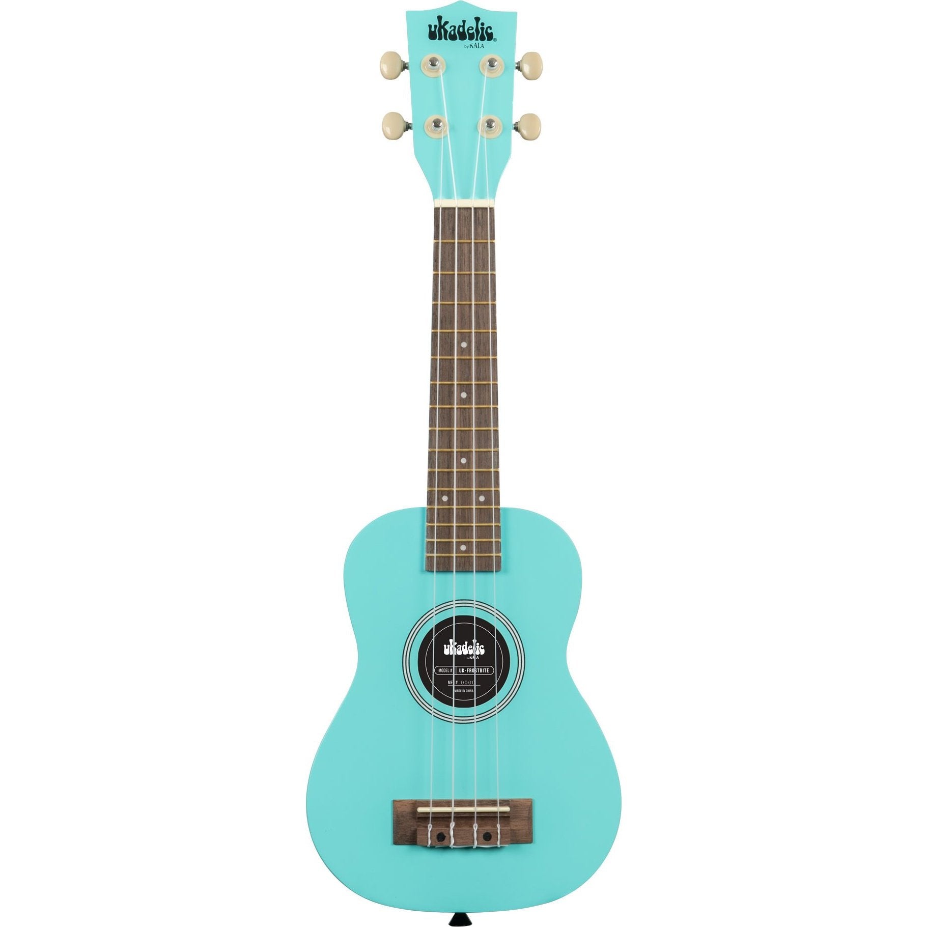 Kala UK-FROSTBITE Ukadelic Soprano Ukulele with Gig Bag-Frost Bite-Music World Academy