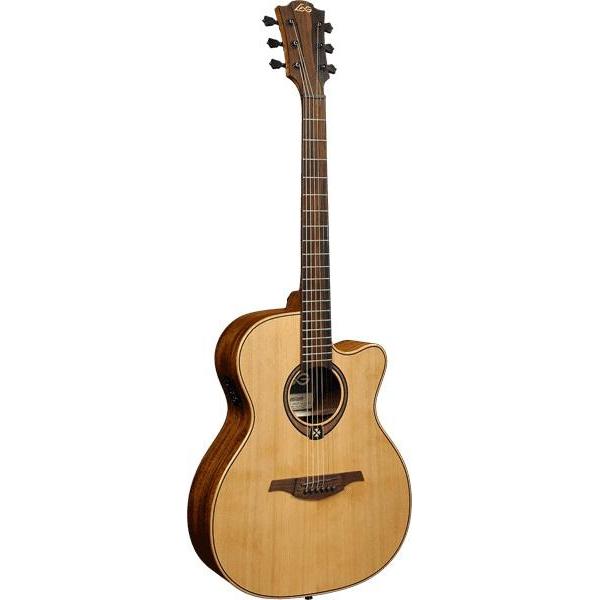 LAG T170ACE Tramontane Series Auditorium Acoustic/Electric Guitar-Music World Academy