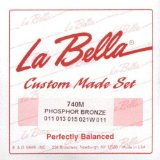 La Bella 740M Phosphor Bronze 5-String Banjo Strings Medium-Music World Academy