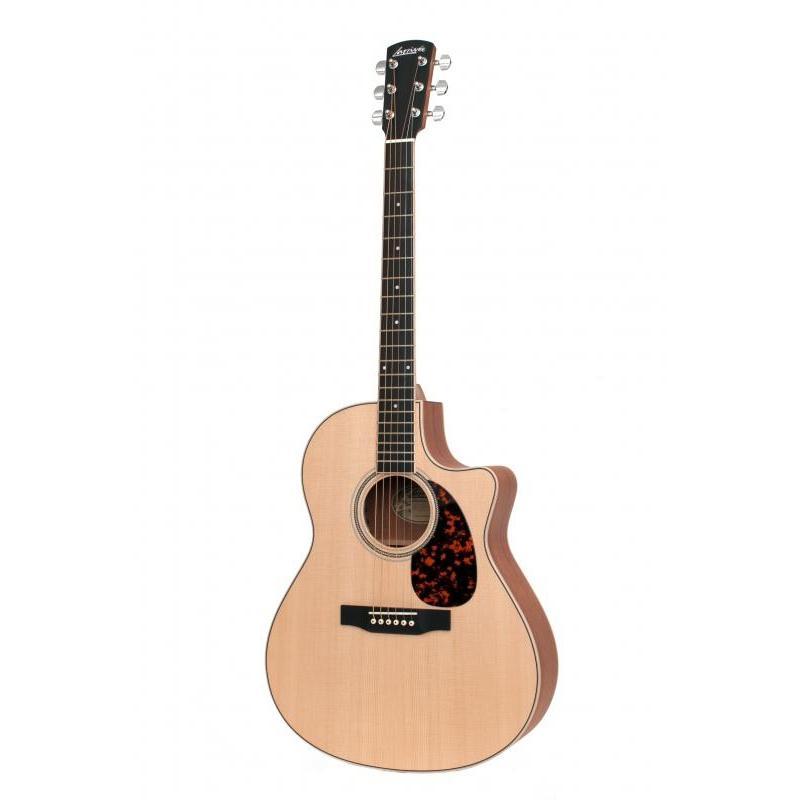 Larrivee LV-03 Special Edition Silver Oak Acoustic/Electric Guitar with Element Pickup & Hardshell Case-Music World Academy