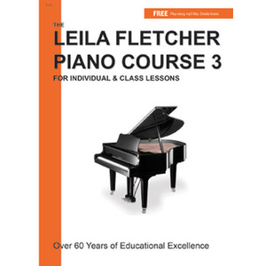 Leila Fletcher LF003 Piano Course 3 Book-Music World Academy