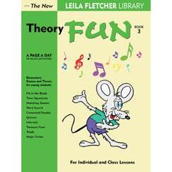 Leila Fletcher Library MAYFR24 Theory Fun Piano Book 3-Music World Academy