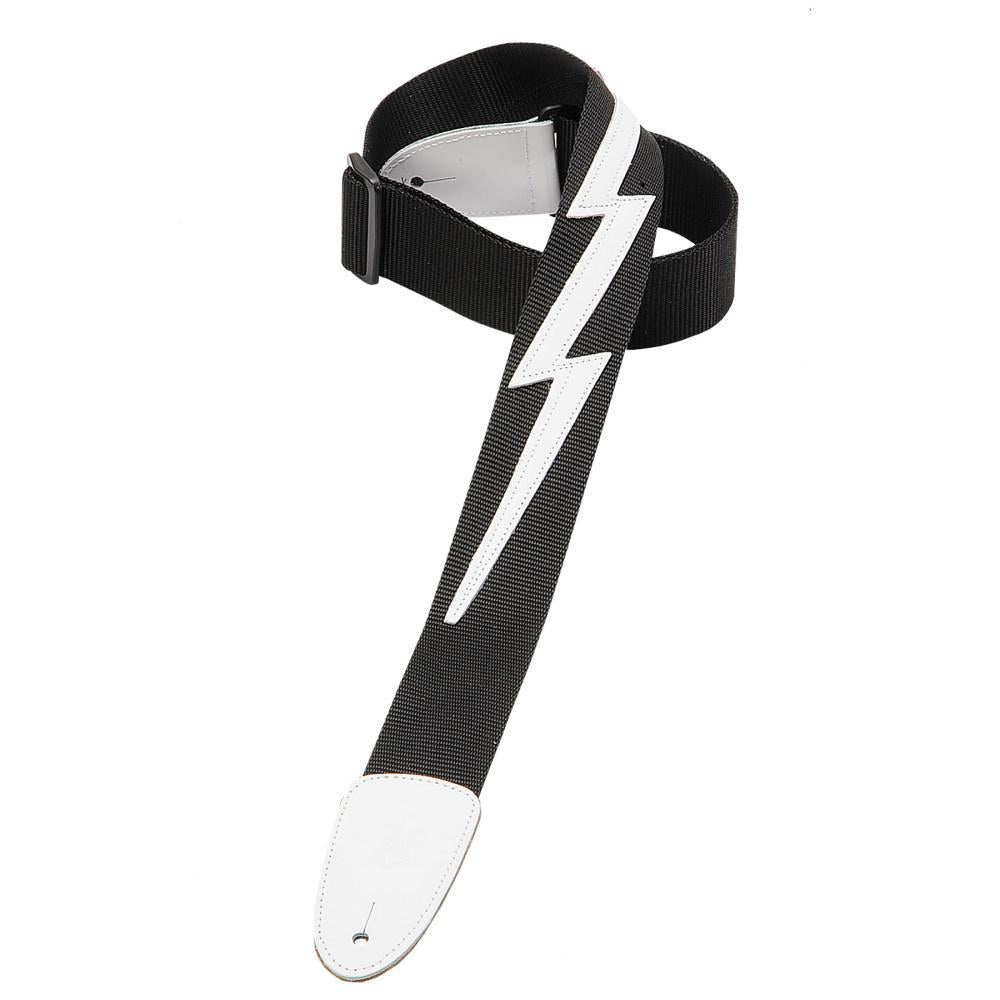 Levy's DM5-BLK 2" Polypropylene Guitar Strap-Black-Music World Academy