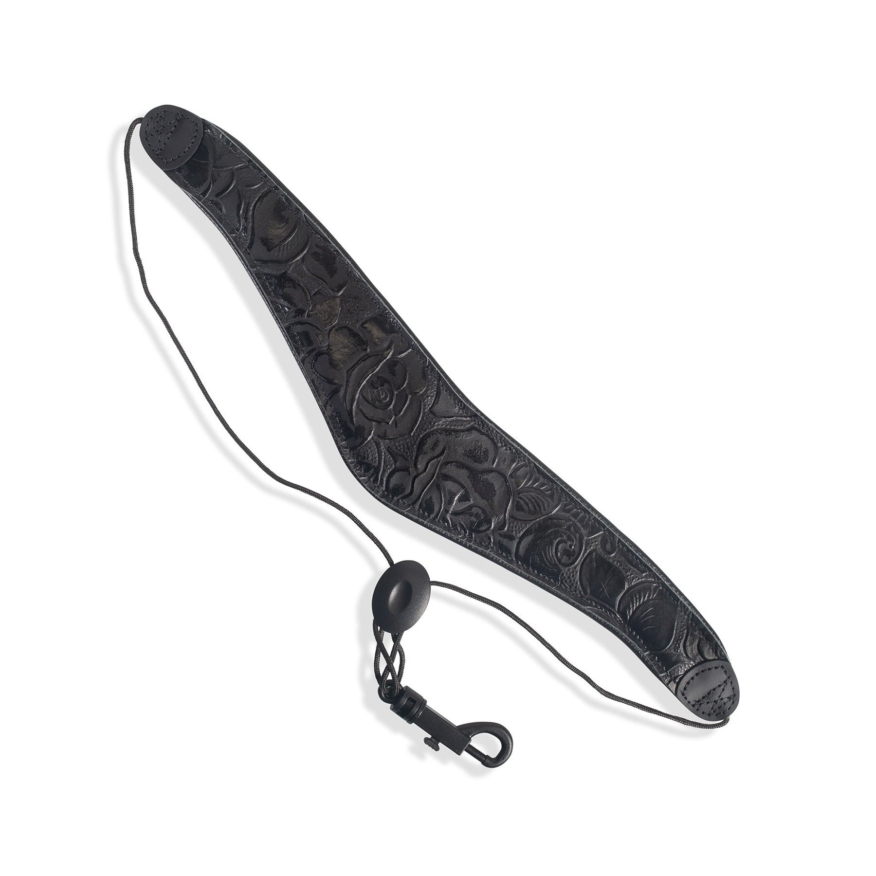 Levy's M27W-003 2-1/2" Top Grain Leather Saxophone Strap-Black-Music World Academy