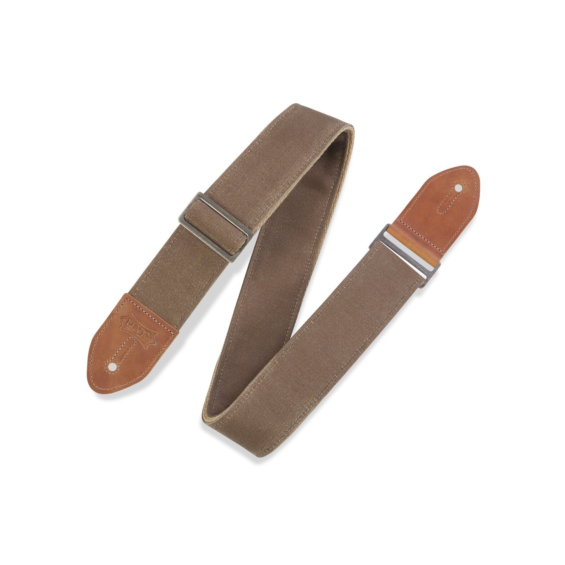 Levy's M7WC-TAN 2" Waxed Canvas Guitar Strap-Tan-Music World Academy
