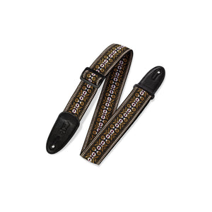 Levy's M8HT-20 2" 60's Hootenanny Jacquard Weave Guitar Strap-Music World Academy