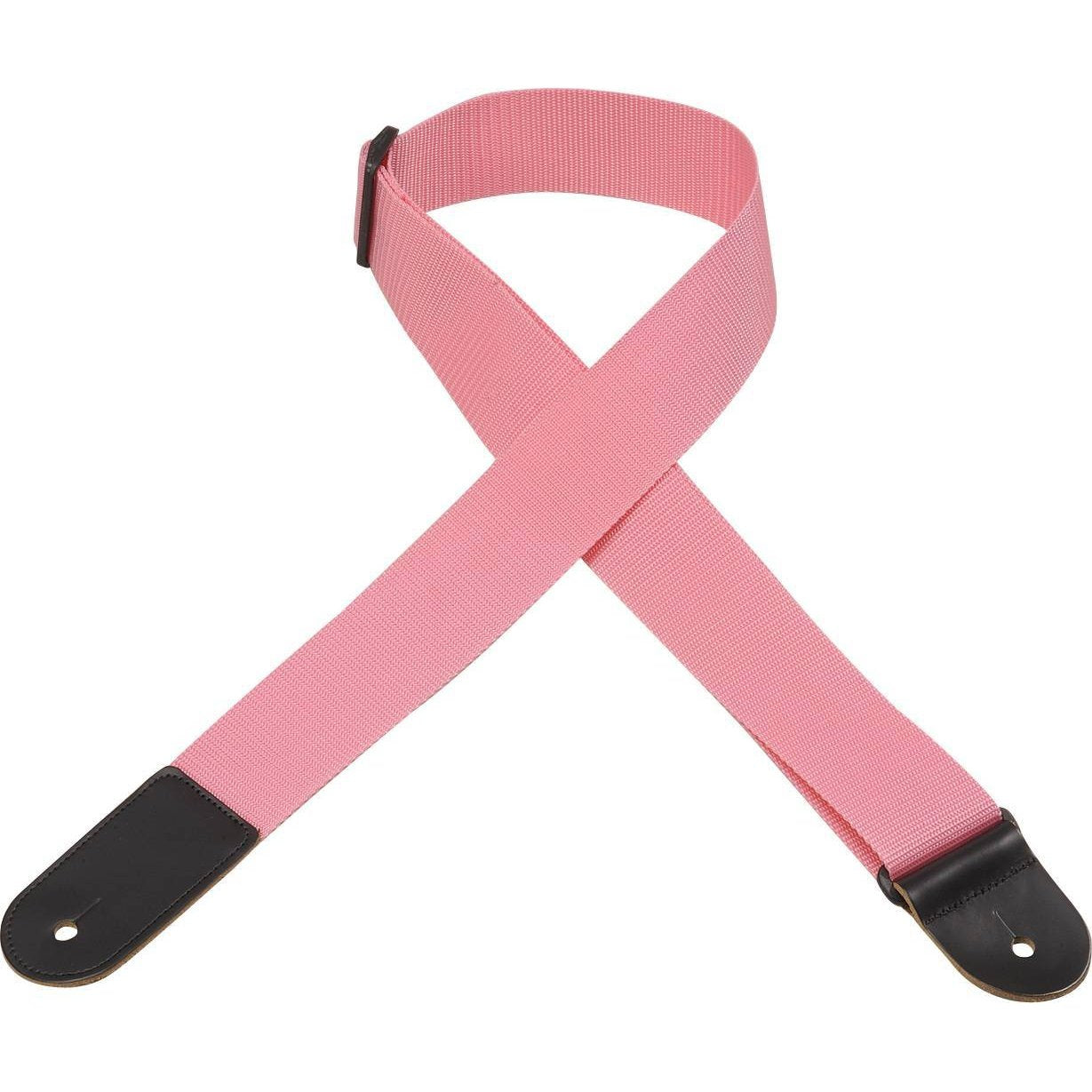 Levy's M8POLY-PNK-L 2" Polypropylene Guitar Strap-Pink-Music World Academy