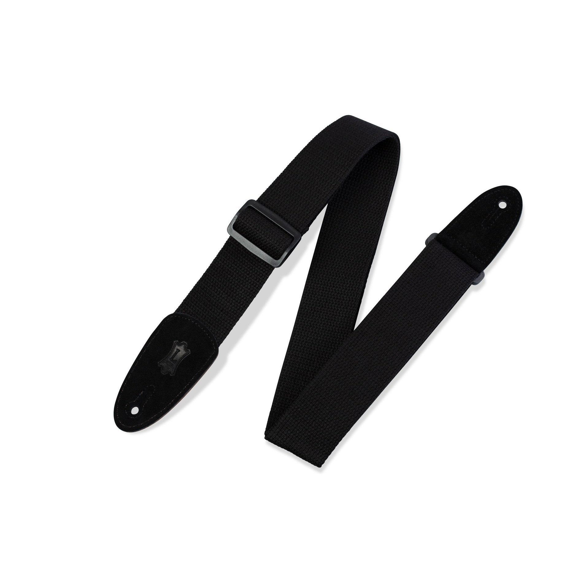 Levy's MC8-BLK 2" Cotton Guitar Strap-Black-Music World Academy