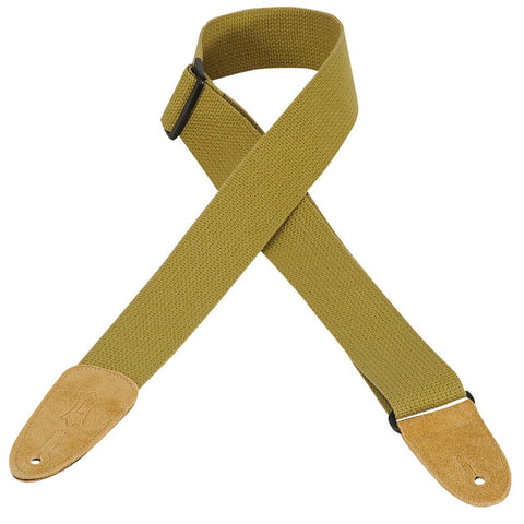 Levy's MC8-TAN 2" Cotton Guitar Strap-Tan-Music World Academy