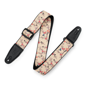 Levy's MPD2-115 2" Sublimation Guitar Strap-Cherry Trees-Music World Academy