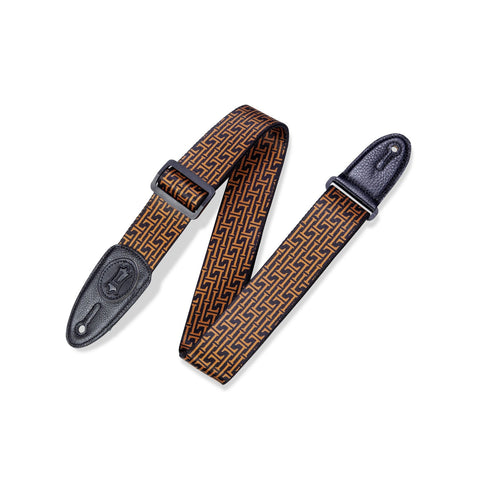 Levy's MPLL-004 2" Polyester Print Guitar Strap-Music World Academy