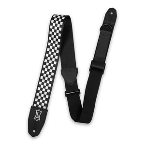 Levy's MPRH-28 2" Sublimation Right-Height Guitar Strap-Checker-Music World Academy