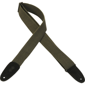Levy's MT8-GRN 2" Tweed Guitar Strap-Green-Music World Academy