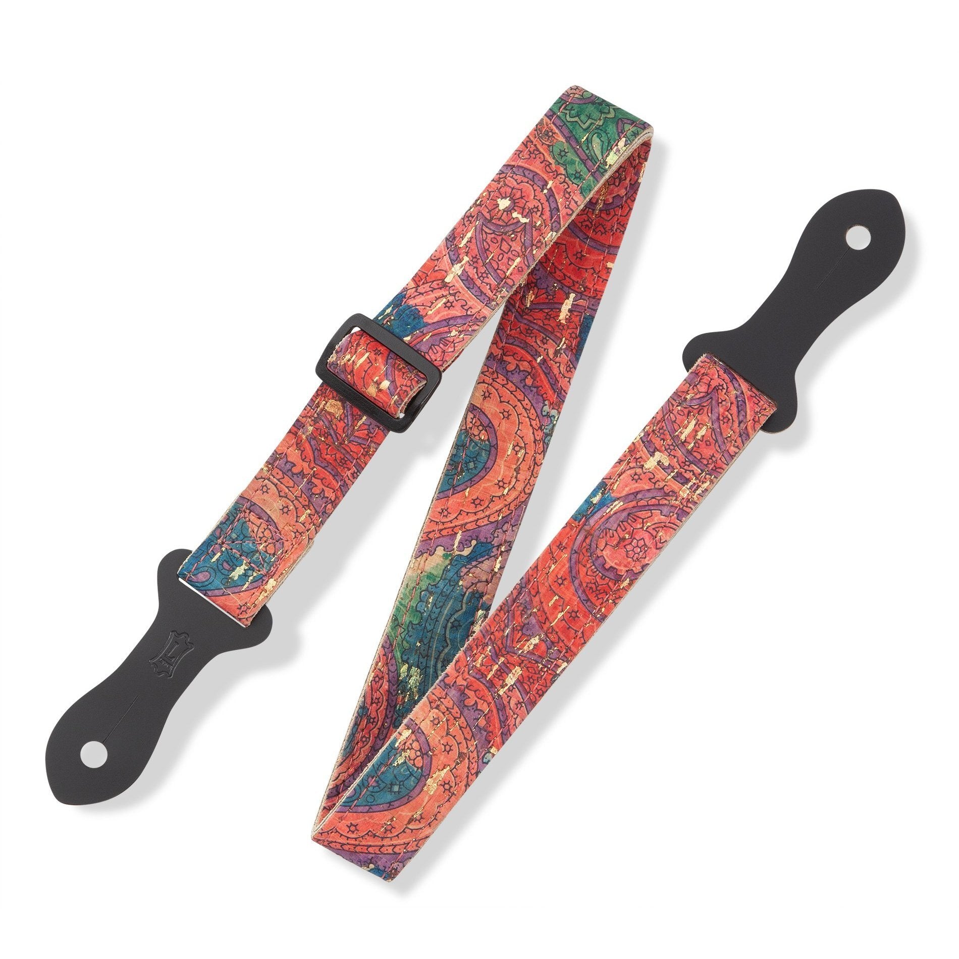Levy's MX23ALL-004 1" Printed Cork Mandolin Strap-Music World Academy