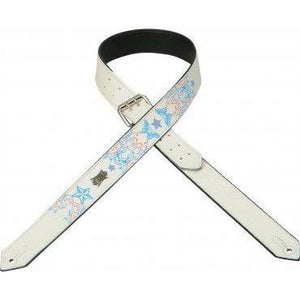 Levy's PM28STP002 Leather Guitar Strap with Buckle-Music World Academy