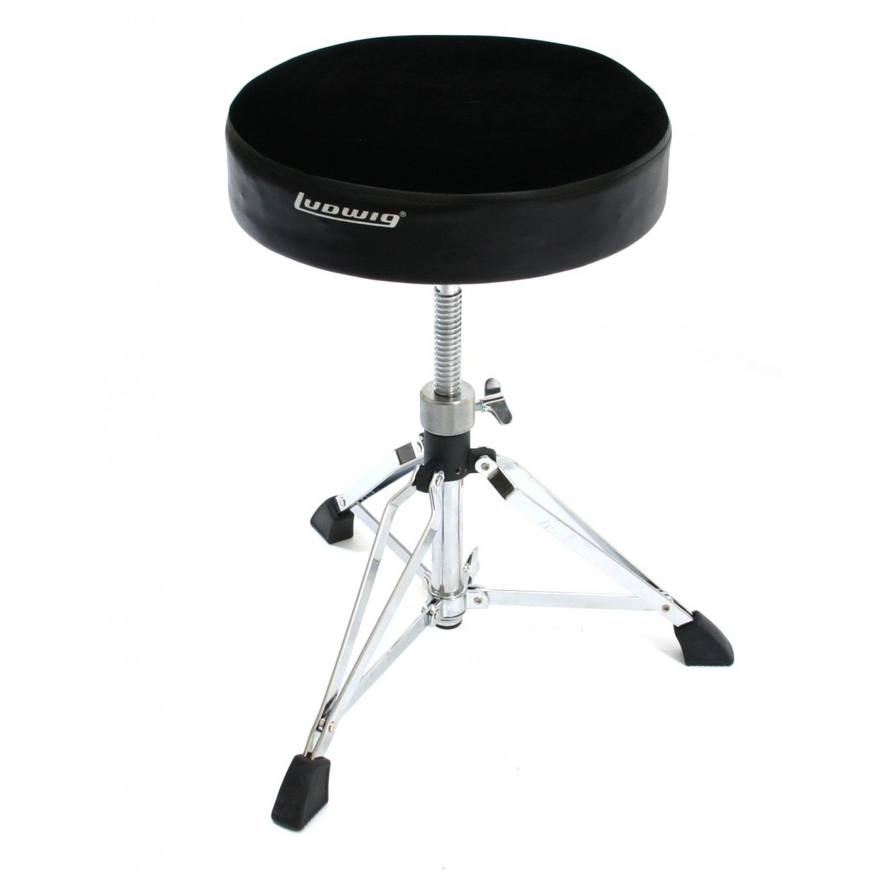 Ludwig L348TH Accent Pro Double Braced Round Drum Throne with Fabric Top-Music World Academy