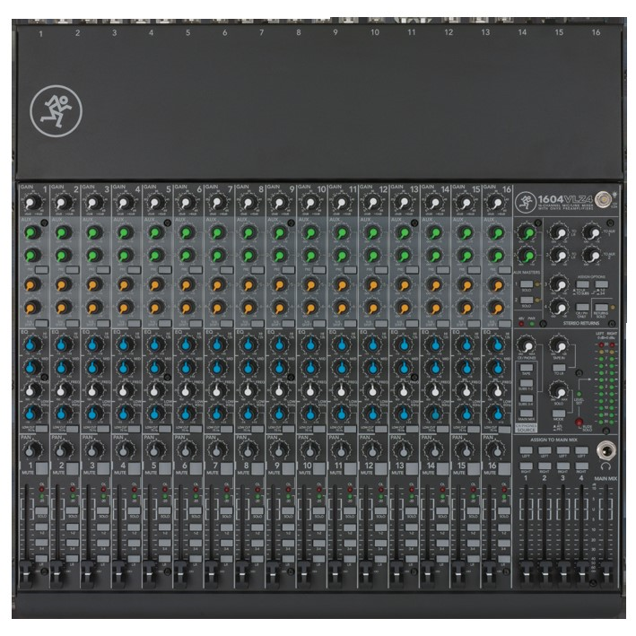 Mackie 1604-VLZ4 16-Channel 4-Bus Compact Mixer-Music World Academy