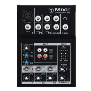 Mackie MIX5 5-Channel Compact Mixer-Music World Academy