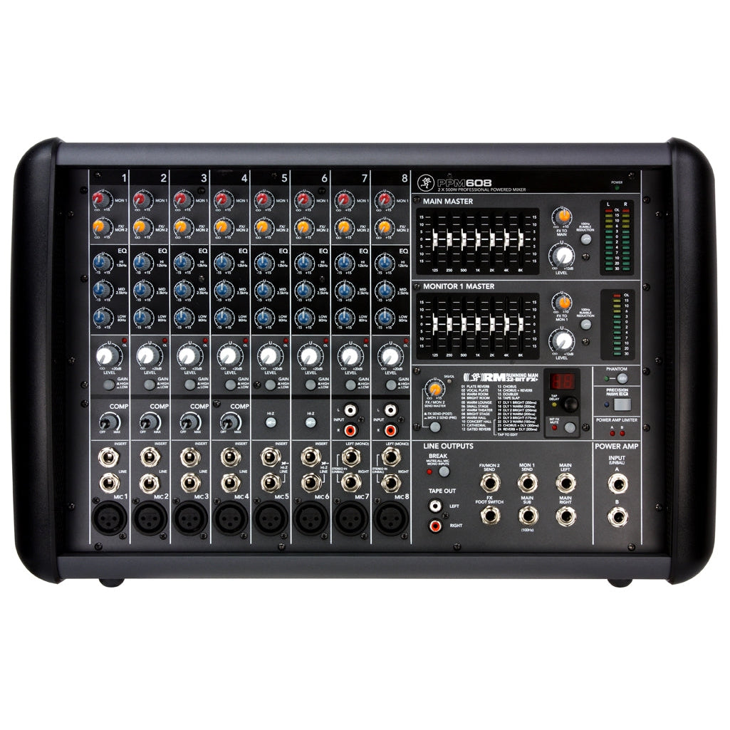 Mackie PPM608 8-Channel Powered Mixer with Digital Effects (Discontinued)-Music World Academy