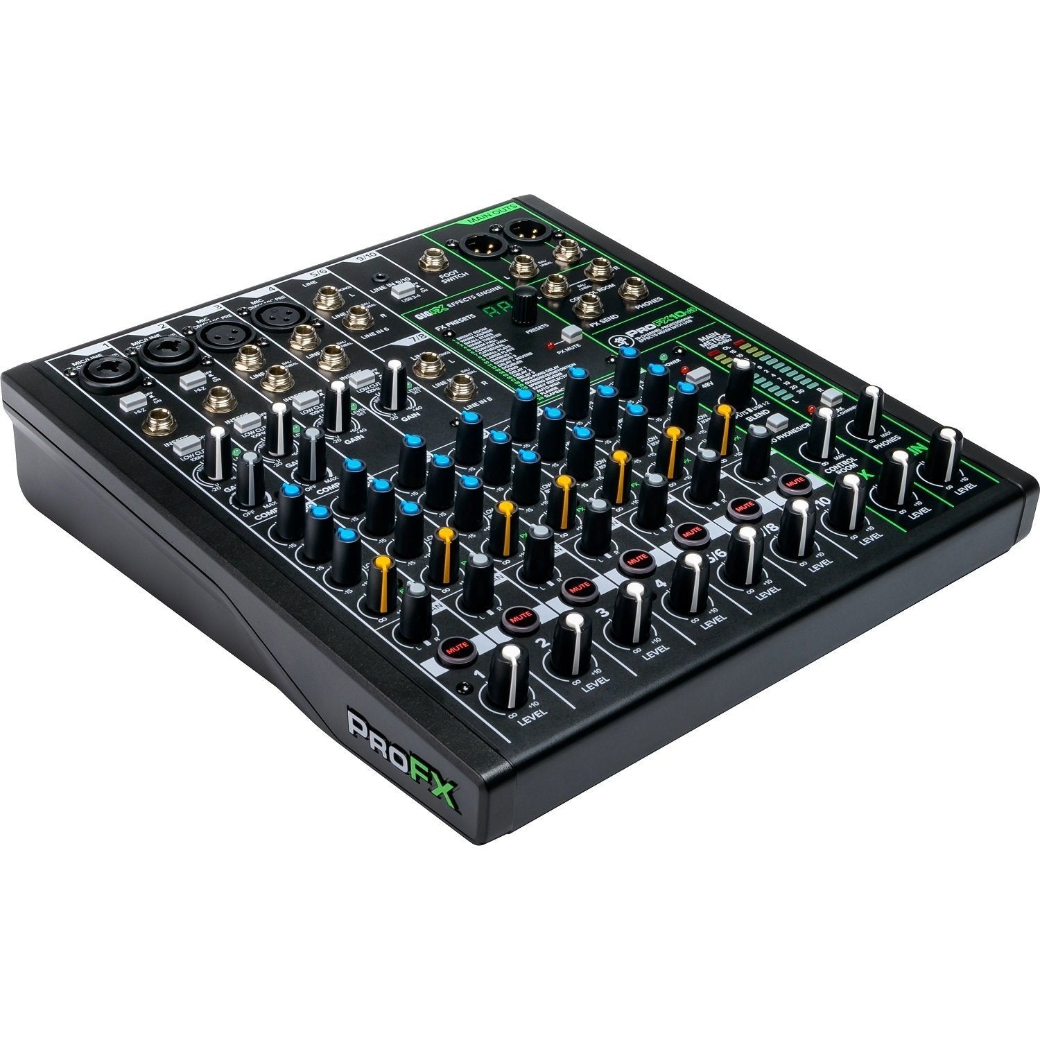 Mackie PROFX10V3 10-Channel Professional Effects Mixer with USB-Music World Academy
