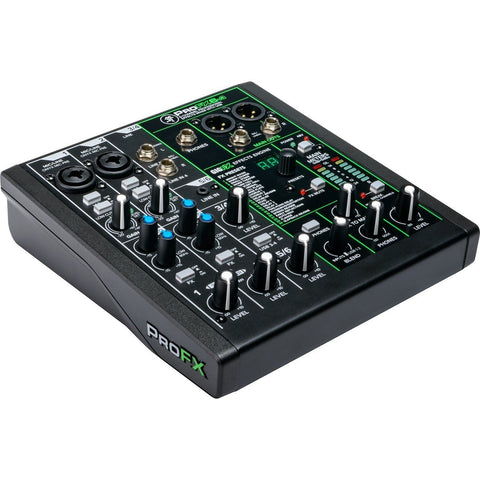 Mackie PROFX6V3 6-Channel Professional Effects Mixer with USB-Music World Academy