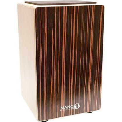 Mano MP-CAJ100-ES Cajon-Ebony Stripes with Bag-Music World Academy