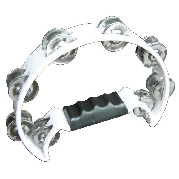 Mano MP-TC-WH Cutaway Tambourine-White-Music World Academy