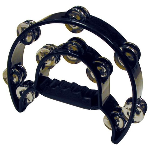 Mano MP-TDC-BK Cutaway Double Tambourine-Black-Music World Academy