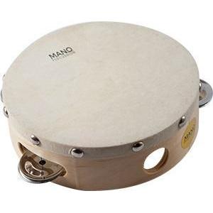 Mano Percussion MP-TH6-4NT Non-Tunable Tambourine 6"-Music World Academy