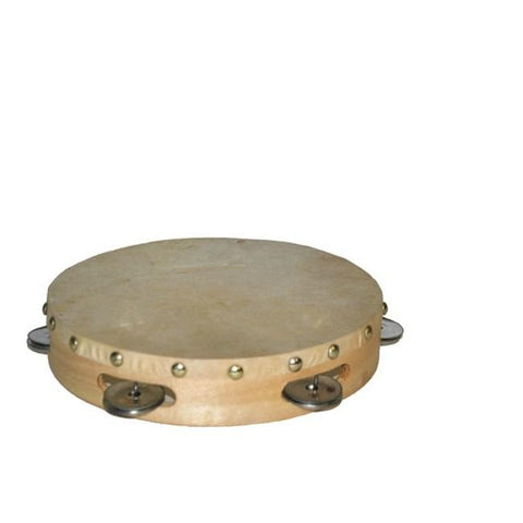 Mano Percussion MP-TH8-5NT Tambourine 8"-Music World Academy