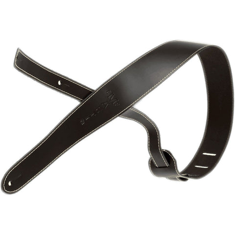 Martin 18A0046 Slim Leather Guitar Strap-Black-Music World Academy