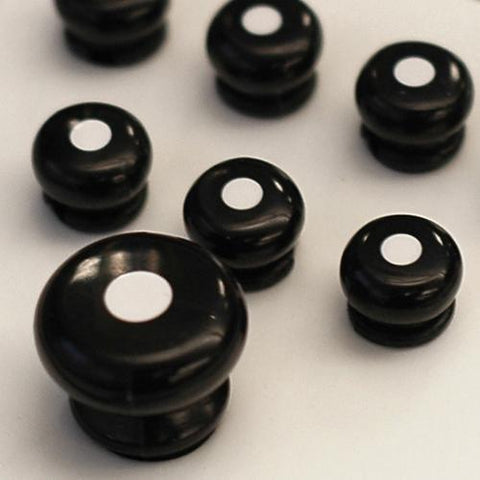 Martin 18APP21 Bridge Pins & End Pin Set-Black with White Dot-Music World Academy