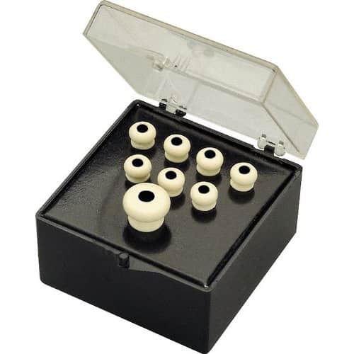 Martin 18APP28 Bridge Pins & End Pin Set-White with Black Dot-Music World Academy