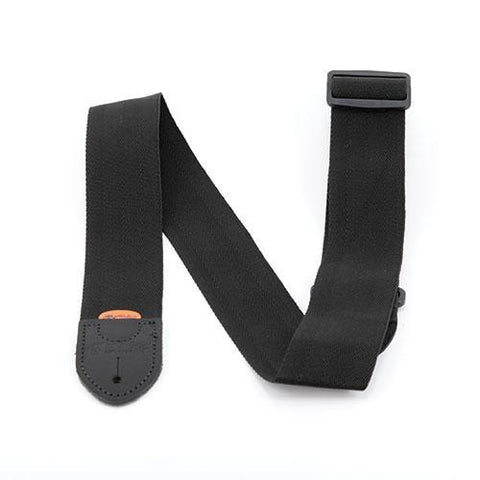 Martin 2" Nylon Guitar Strap with Leather Ends-Black-Music World Academy