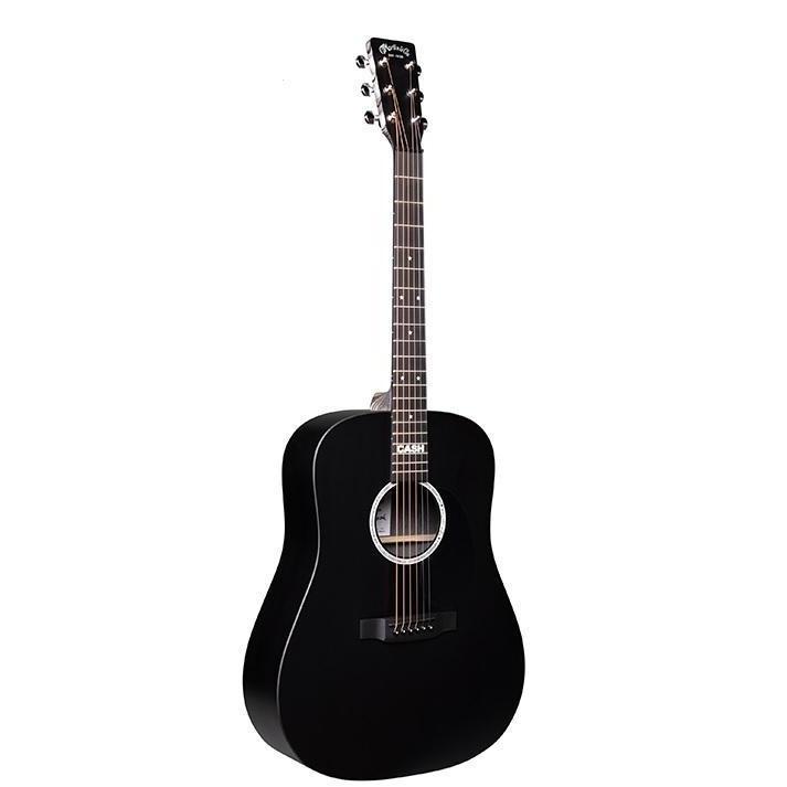 Martin DX Johnny Cash Edition Dreadnought Acoustic/Electric Guitar with Gig Bag-Black-Music World Academy
