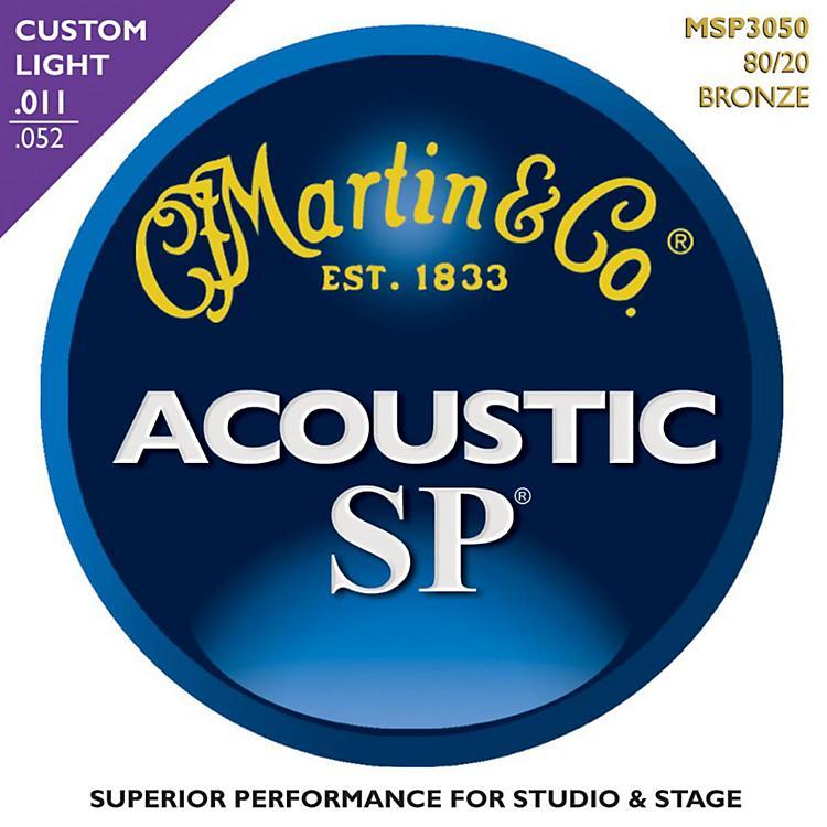 Martin MSP3050 SP 80/20 Bronze Acoustic Guitar Strings Custom Light 11-52 (Discontinued)-Music World Academy
