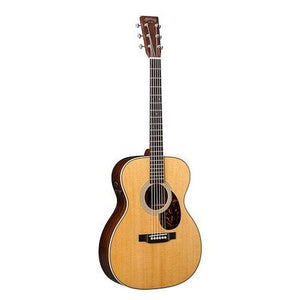Martin OM-28E Retro Series Orchestra Acoustic/Electric Guitar with Hardshell Case (Discontinued)-Music World Academy